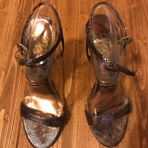 Copper dress sandles
